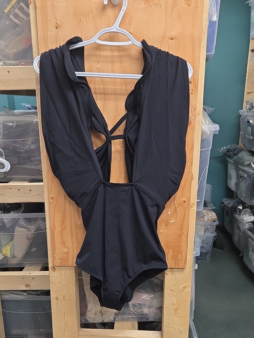 Ulla Johnson Size L Black Antilles Maillot One Piece Swimsuit